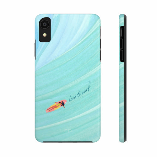 Live to Surf Tough Case for iPhone with Wireless Charging