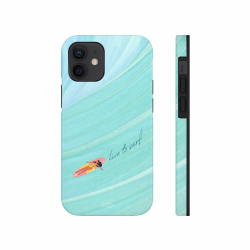 Live to Surf Tough Case for iPhone with Wireless Charging