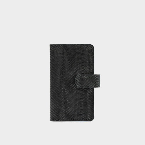 Leather Folio Wallet with MagSafe on magnet closure - SALE