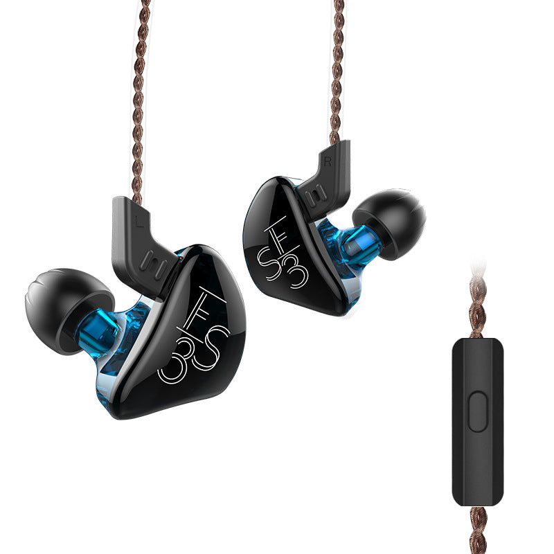 Iron In-ear Subwoofer With Wire-controlled Headphones