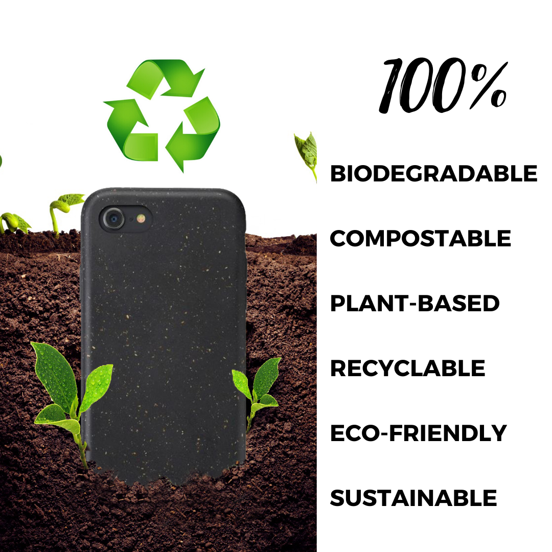 Biodegradable phone case - Olive green