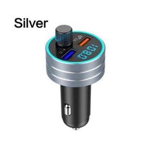 Bluetooth Transmitter Receiver Dual Usb Car Charger