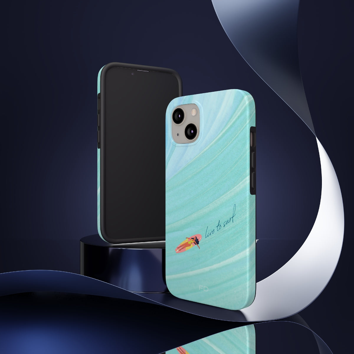 Live to Surf Tough Case for iPhone with Wireless Charging