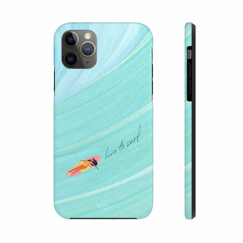 Live to Surf Tough Case for iPhone with Wireless Charging