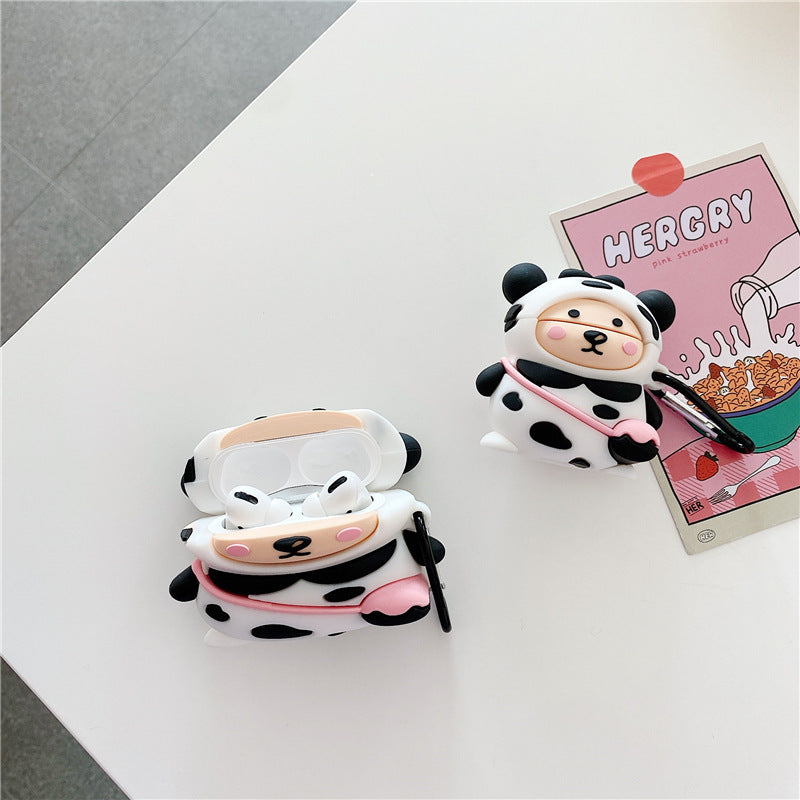 Bear Cow Bluetooth Wireless Earphone Sleeve 2 3 Generation