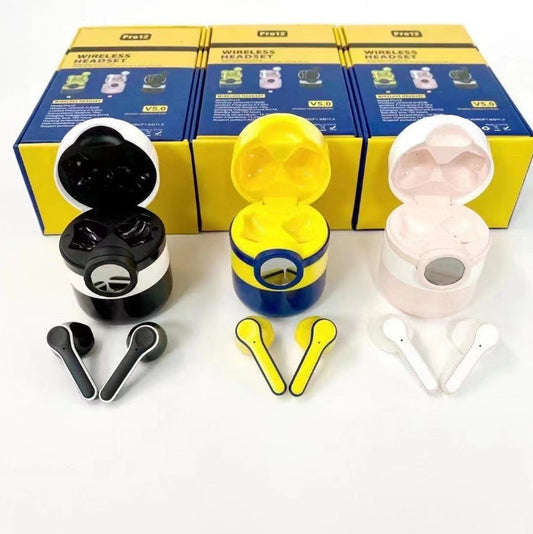 TWS Touch Digital Display Cartoon Binaural Stereo Headset