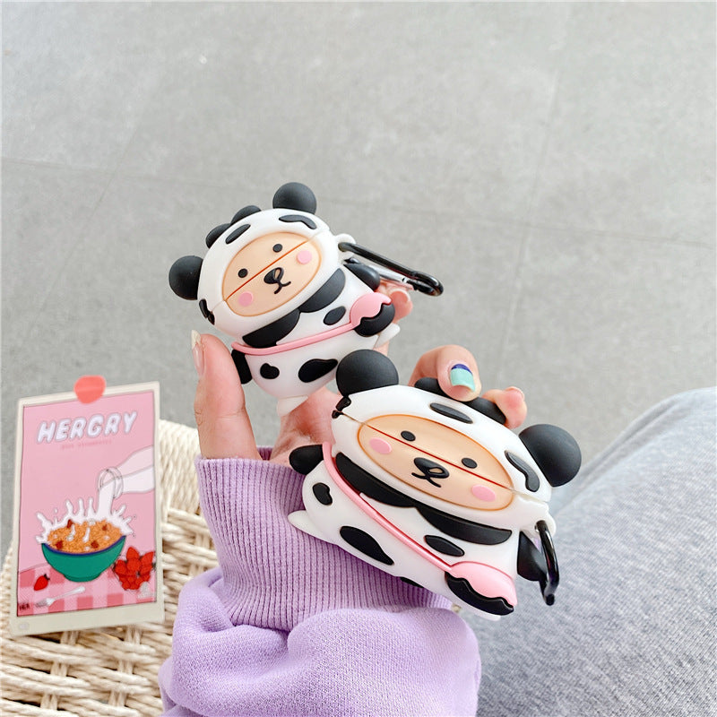 Bear Cow Bluetooth Wireless Earphone Sleeve 2 3 Generation