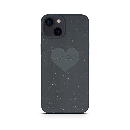 Biodegradable Personalized Phone Case - Black