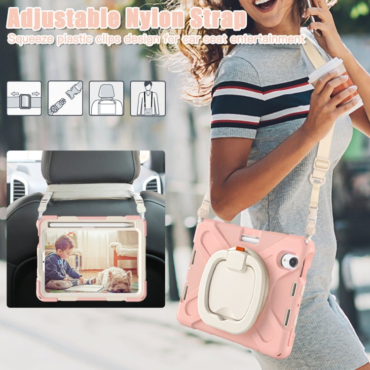 For iPad mini 6 Silicone + PC Protective Tablet Case with Holder &