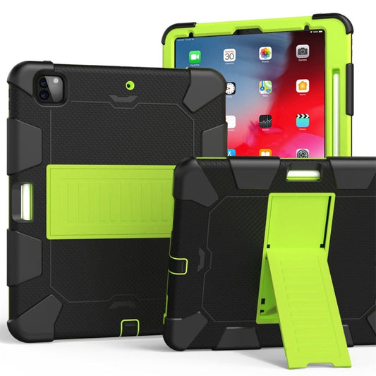 For iPad Pro 12.9 (2018) / (2020) Shockproof Two-Color Silicone