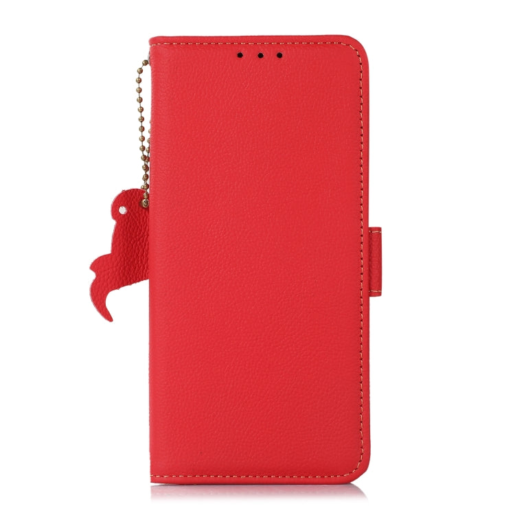 For Google Pixel 8A Side-Magnetic TJ Genuine Leather RFID Phone