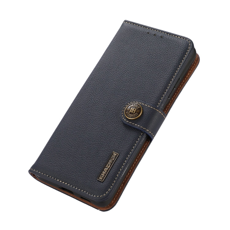 For Google Pixel 8a KHAZNEH Custer Genuine Leather RFID Phone