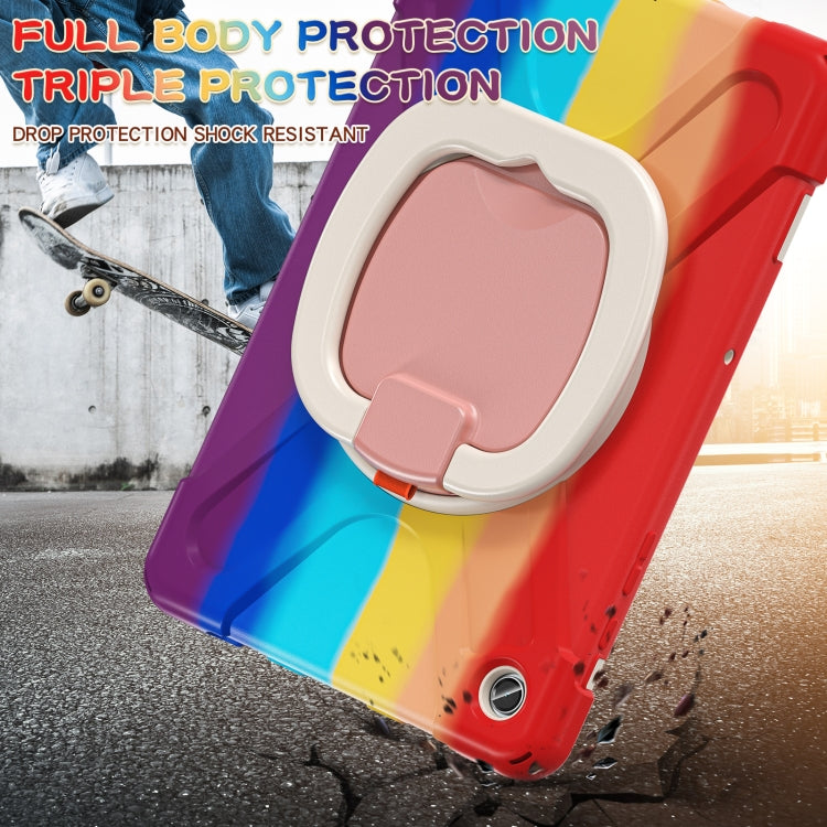 For Samsung Galaxy Tab A9+ Silicone Hybrid PC Tablet Case with Holder