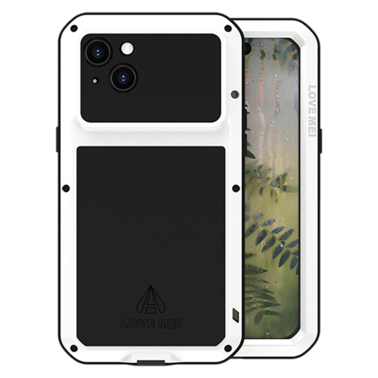 For iPhone 15 Plus LOVE MEI Metal Shockproof Life Waterproof Dustproof