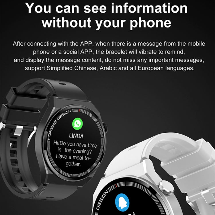 TM06 Smart Bracelet, 1.28 inch IP67 Waterproof Smart Watch, Bluetooth