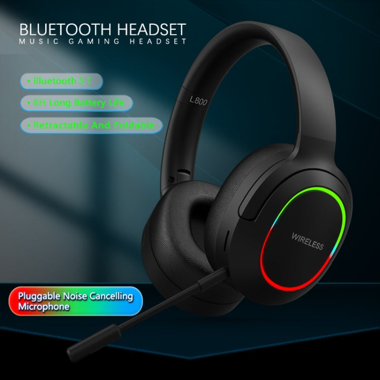 L800 Foldable ENC Noise Reduction Wireless Gaming Headset with