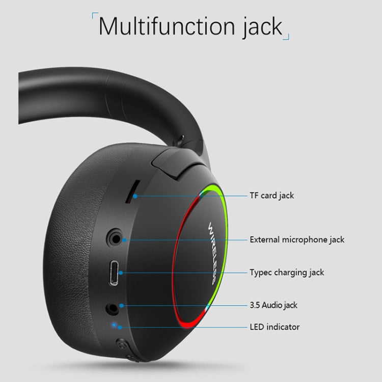 L800 Foldable ENC Noise Reduction Wireless Gaming Headset with