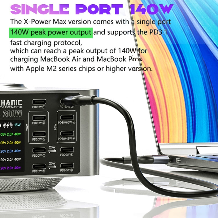 Mechanic X-Power Series Multiport Digital Display USB Charger Station