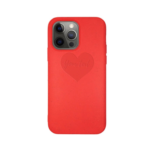 Biodegradable Personalized Phone Case - Red