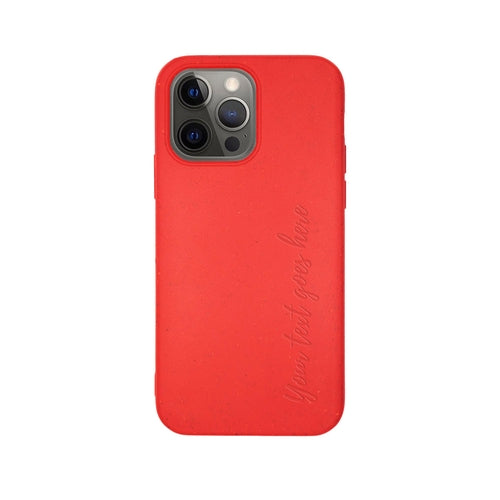 Biodegradable Personalized Phone Case - Red