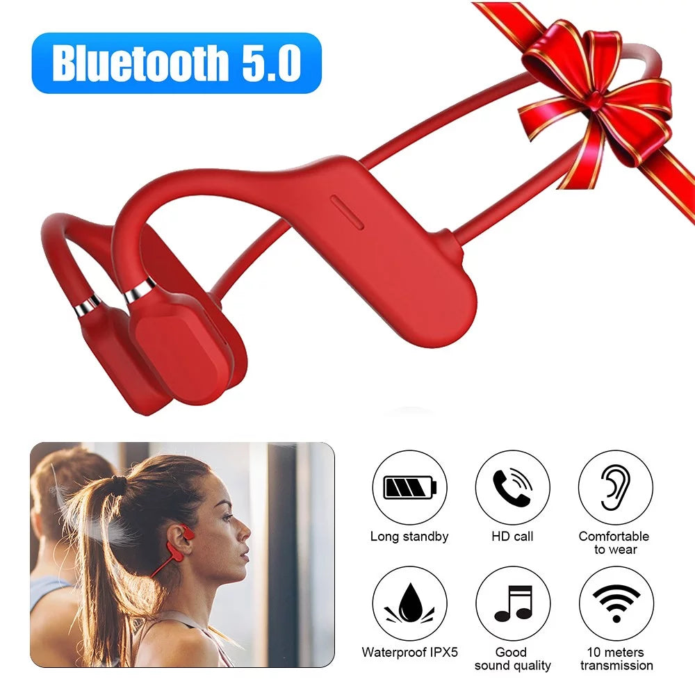 Wireless Bluetooth 5.0 Open Ear Headphones Waterproof Sports