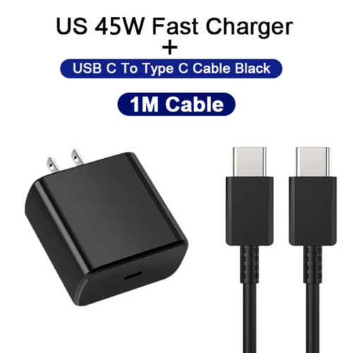 45W PD Charger Super Fast Charging For Samsung Galaxy S24 S23 Ultra