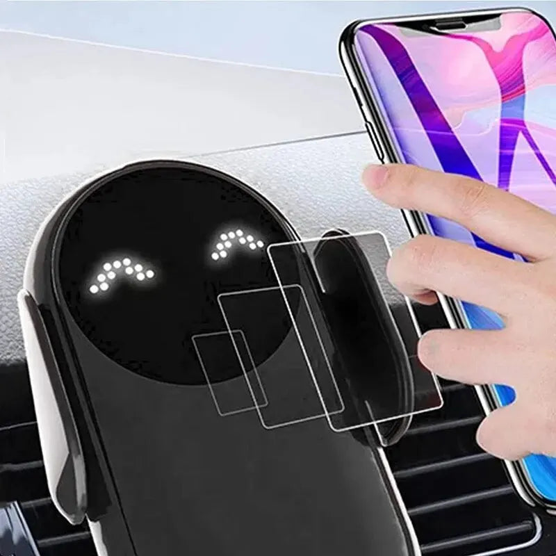 Car Wireless Charger Auto Car Mount Phone Holder Stand For iPhone 15