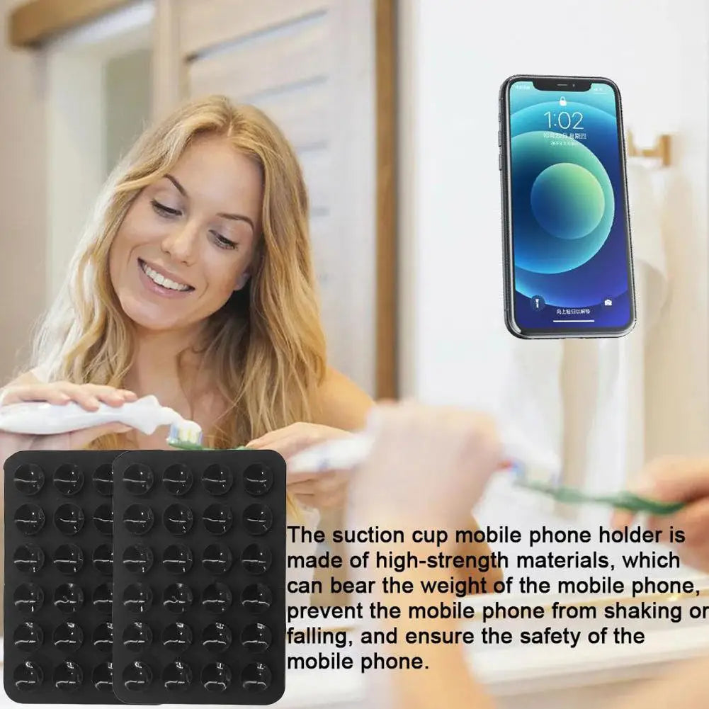 Multifunctional Mobile Phone Silicone Suction Cup 24 Square Mobile