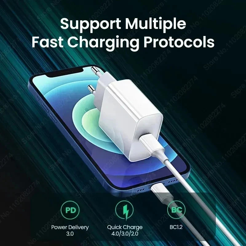 For Apple 30W PD Fast Charger For iPhone 16 15 14 13 11 Pro Max Plus