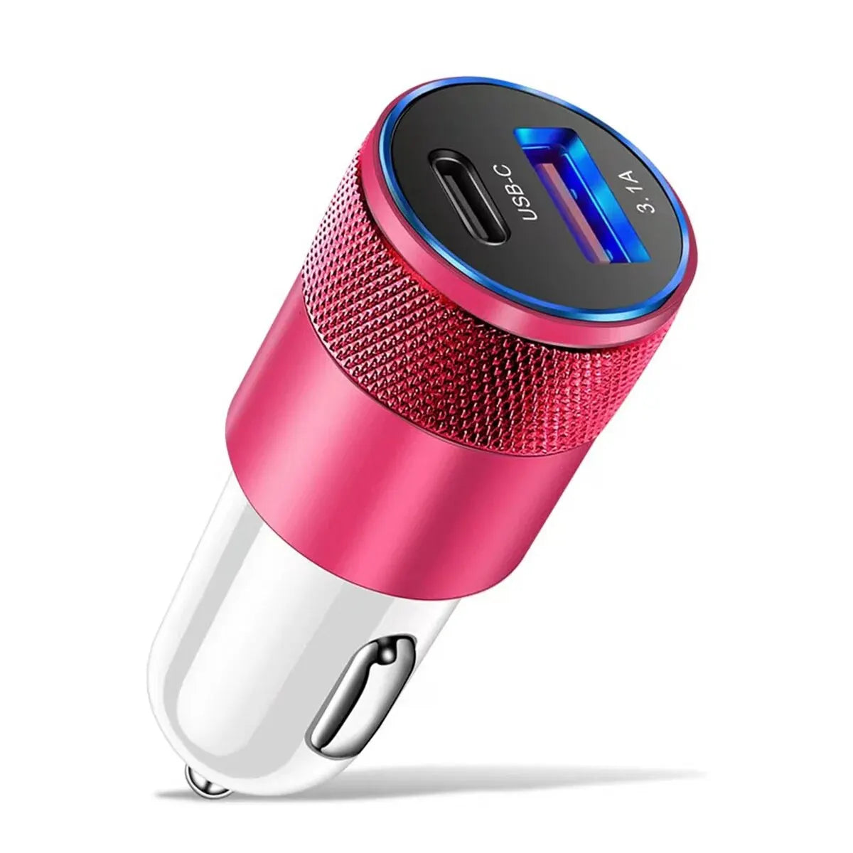 3.1A USB Car Charger Type C Fast Charging Phone Adapter For Xiaomi