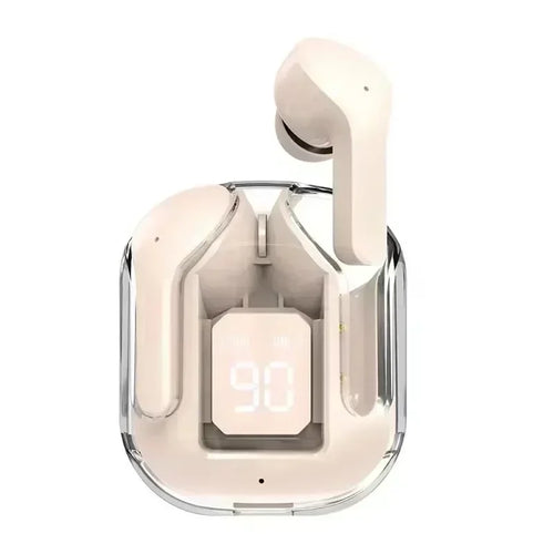 T2 Tws Wireless Bluetooth Headset Transparent Headphones ENC Power