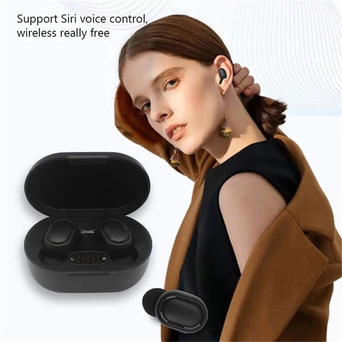 E7S TWS Wireless Headphones Bluetooth Earphone Control Sport Headset