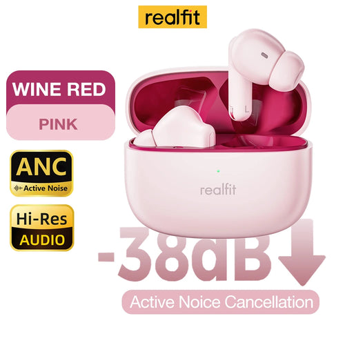 Realfit F3 ANC Active Noice Cancellation Bluetooth Earphones ENC Call