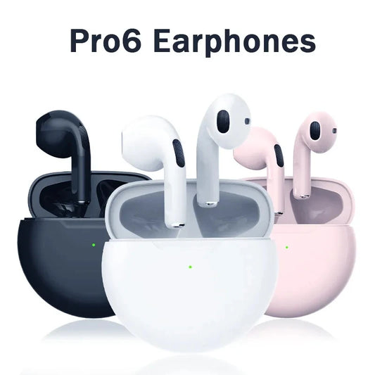 Air Pro 6 TWS Wireless Bluetooth Earphones Headphones Mini Earpone