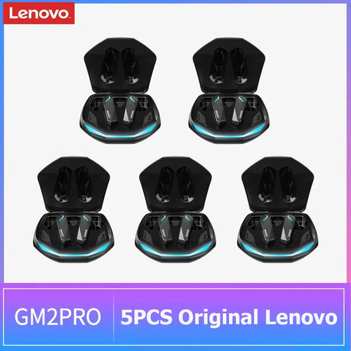 5PCS Original Lenovo GM2 Pro Wireless Bluetooth Earphones Stereo Noise