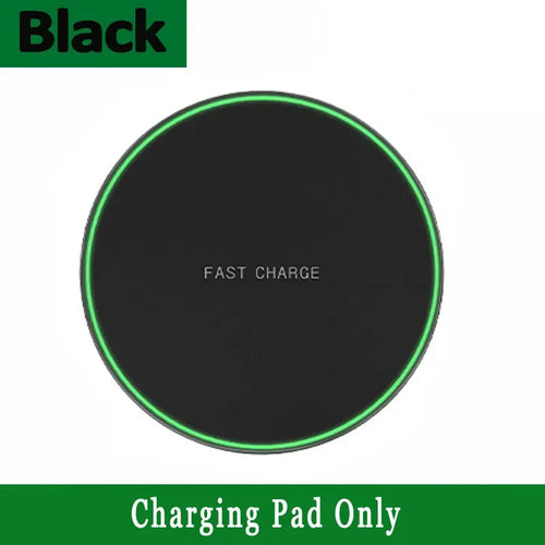 15W Wireless Charger Pad Compatible with iPhone 15/14/13/12/11/X