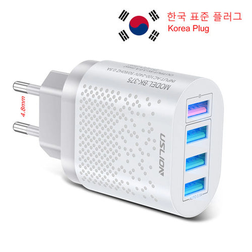 Korean USB Fast Charger KR Plug USB Charger QC3.0 Quick Charge 3A