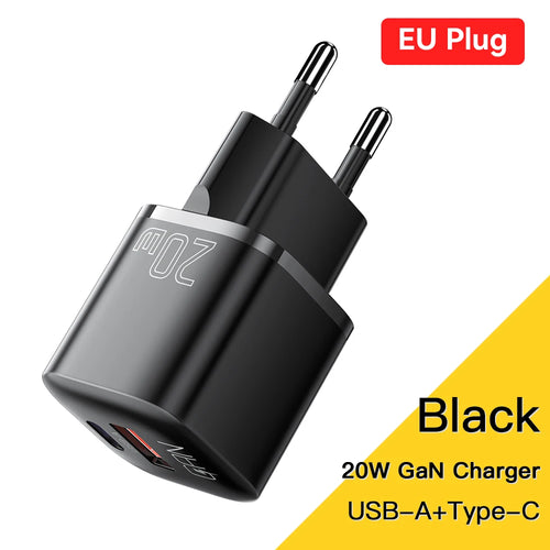 Essager 20W GaN PD USB C Charger for iPhone 15 13 12 11 Pro Max Phone