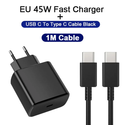 45W PD Charger Super Fast Charging For Samsung Galaxy S24 S23 Ultra