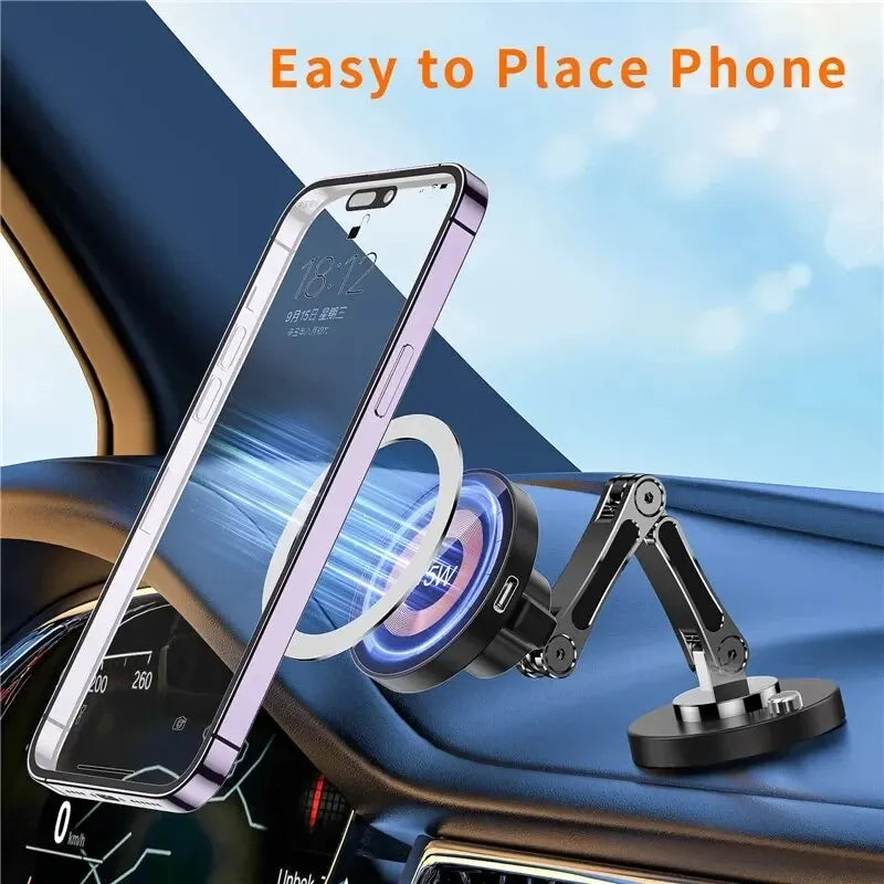 Magnetic Car Wireless Charger Stand Magnet Car Mount Fast Charging