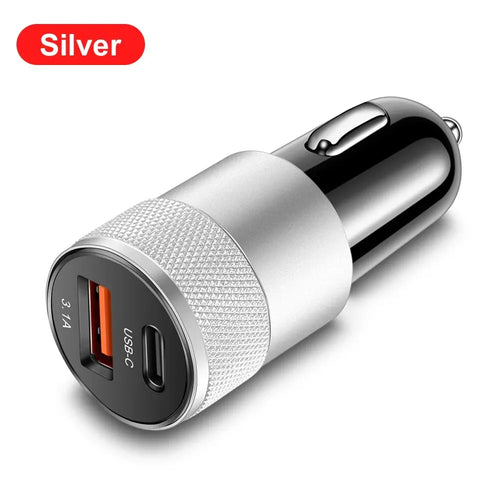 Total 20W PD Car Charger USB Type C Fast Charging Car Phone Charger