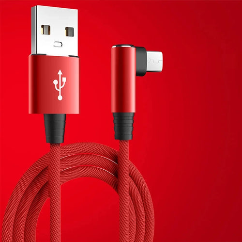 5A Fast Charging Type C Cable 90 Degrees Elbow Cable USB C Cable for