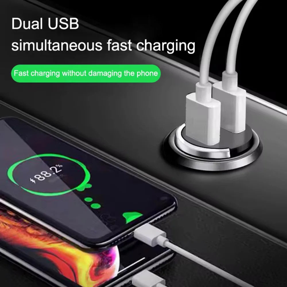 200W mini car charger fast charging for iPhone QC3.0 mini PD USB Type