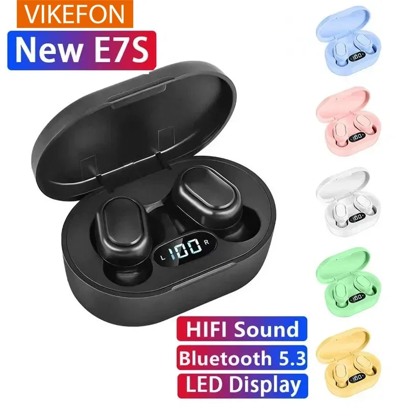 E7S TWS Wireless Headphones Bluetooth Earphone Control Sport Headset