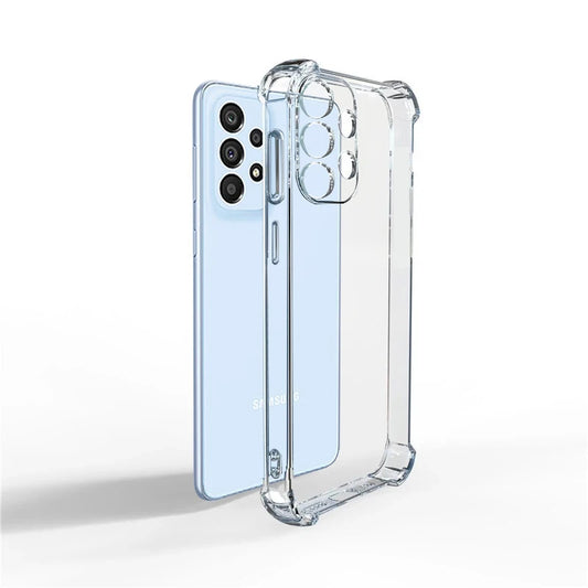 Luxury Clear Phone Case For Samsung Galaxy A52 Shockproof Case For