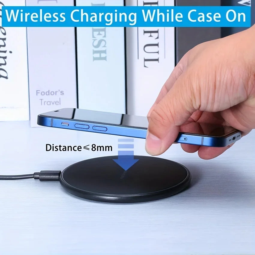 30W Wireless Charger Pad for iPhone 15 14 13 12 Pro Max X Samsung