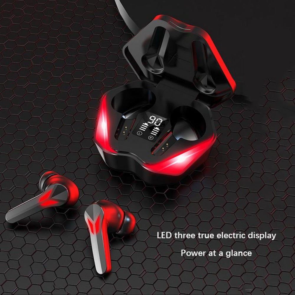 Dragon Red Flame Bluetooth Earbuds