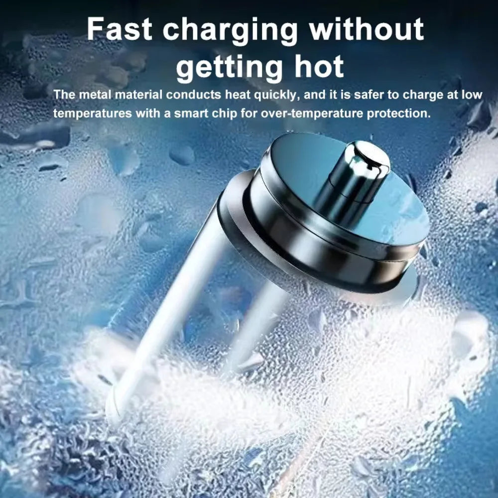 200W mini car charger fast charging for iPhone QC3.0 mini PD USB Type