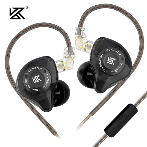 KZ EDX PRO X Wired Earphones HIFI Stereo Bass Music Earbuds In Ear