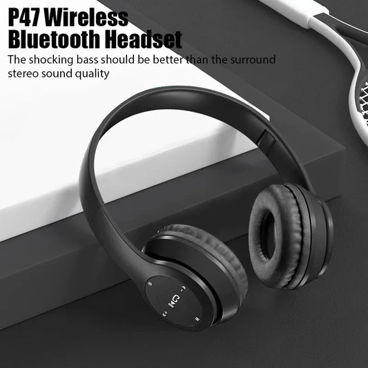 P47 Wireless bluetooth headphone With Mic Headsets Stereo Sound